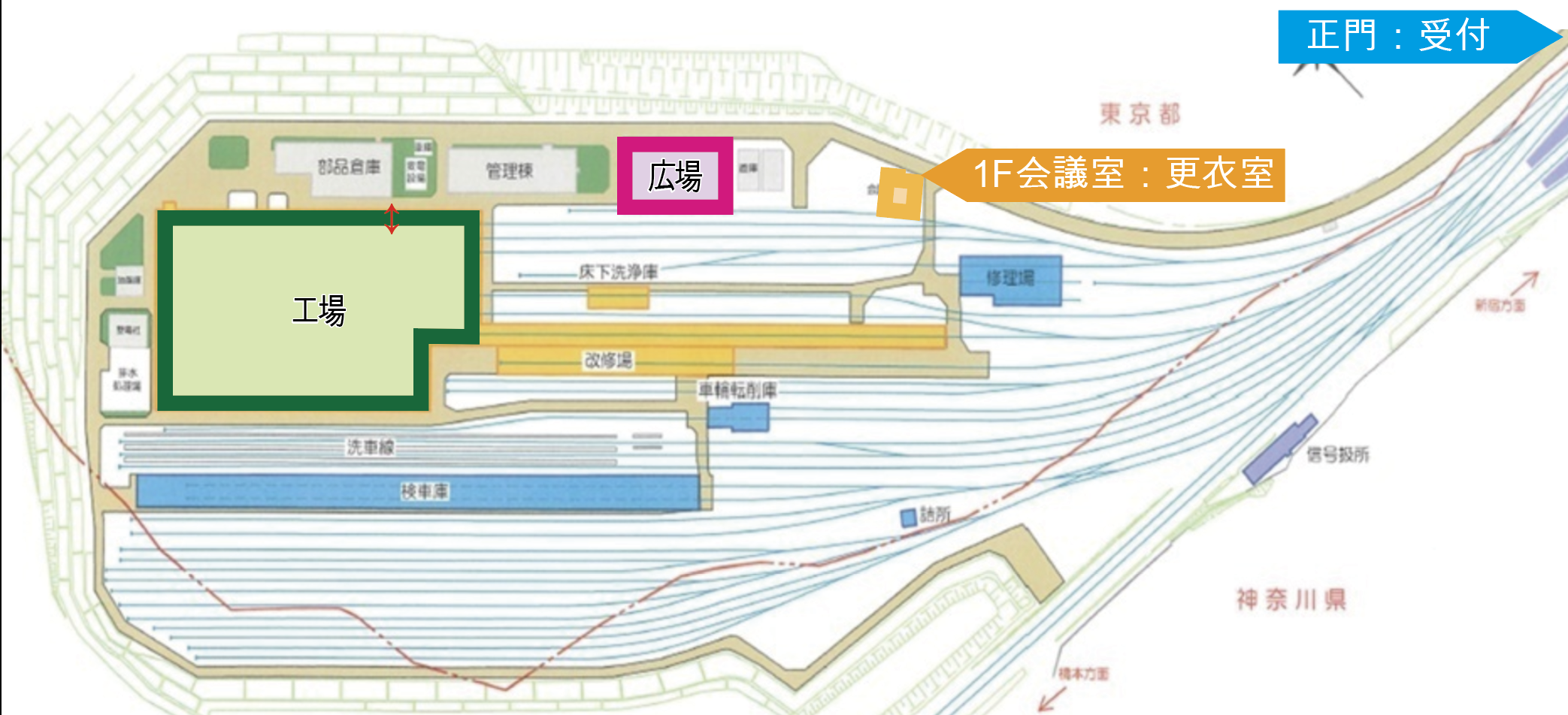 京王コスプレライン 会場マップ